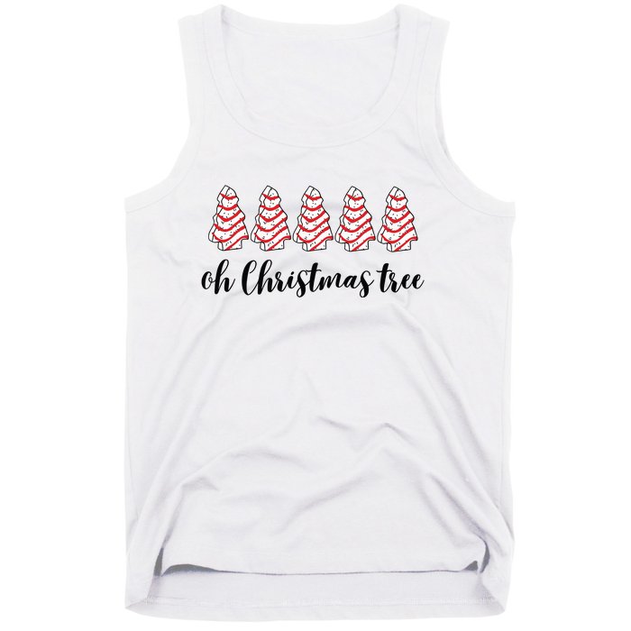 Retro Xmas Tree Cakes Tank Top