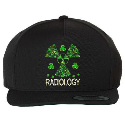 Radiology Xray Tech Shamrock St Patrick Day Wool Snapback Cap