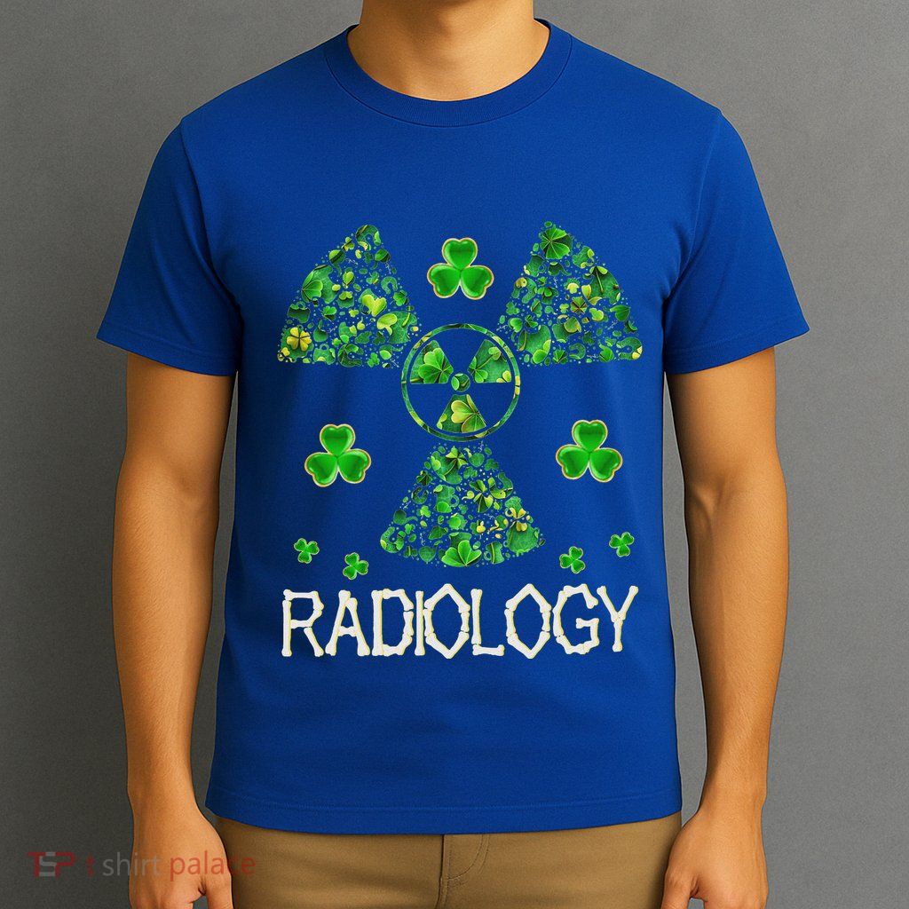 Radiology Xray Tech Shamrock St Patrick Day T-Shirt