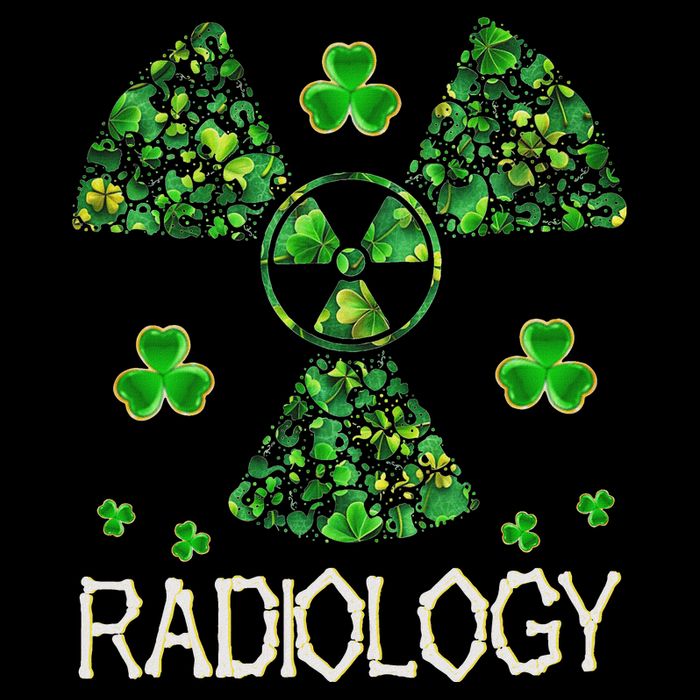 Radiology Xray Tech Shamrock St Patrick Day Radiologist Toddler T-Shirt