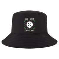 Ripple Xrp Ugly Christmas Sweater All I Want For Xmas Meaningful Gift Cool Comfort Performance Bucket Hat