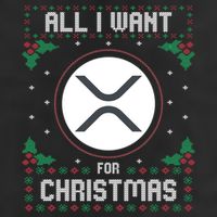 Ripple Xrp Ugly Christmas Sweater All I Want For Xmas Meaningful Gift Cool Comfort Performance Bucket Hat