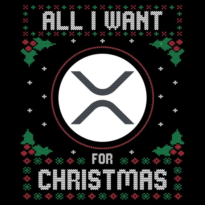 Ripple Xrp Ugly Christmas Sweater All I Want For Xmas Meaningful Gift City Backpack