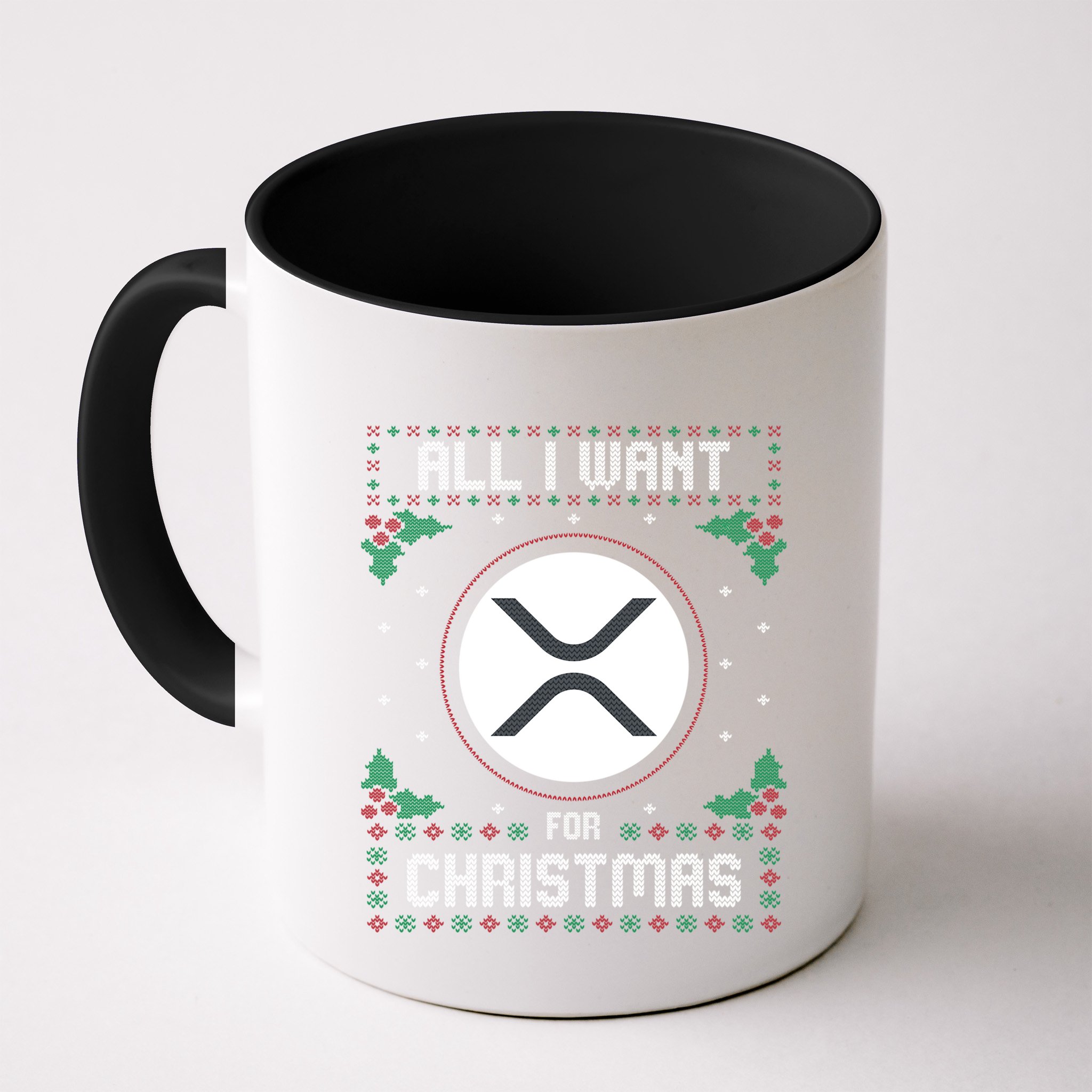Ripple Xrp Ugly Christmas Sweater All I Want For Xmas Meaningful Gift Mug