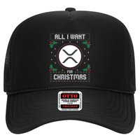 Ripple Xrp Ugly Christmas Sweater All I Want For Xmas Meaningful Gift Hat