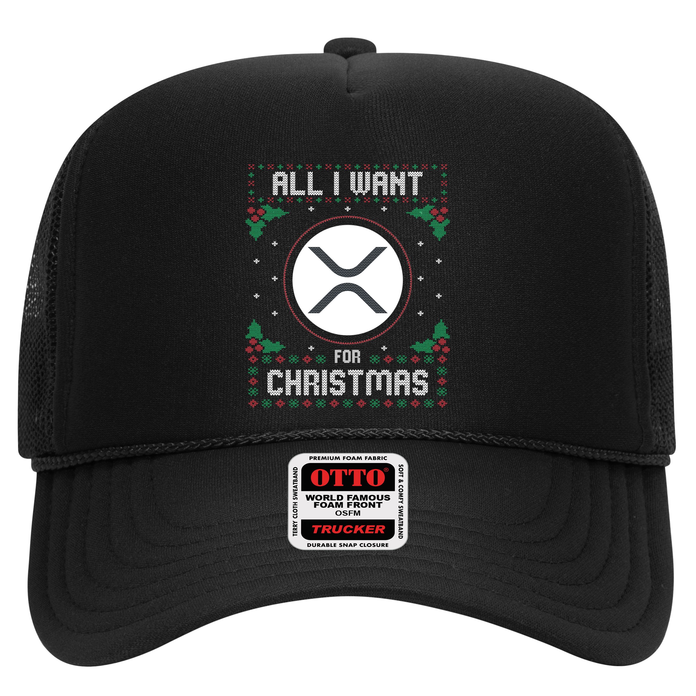 Ripple Xrp Ugly Christmas Sweater All I Want For Xmas Meaningful Gift Hat