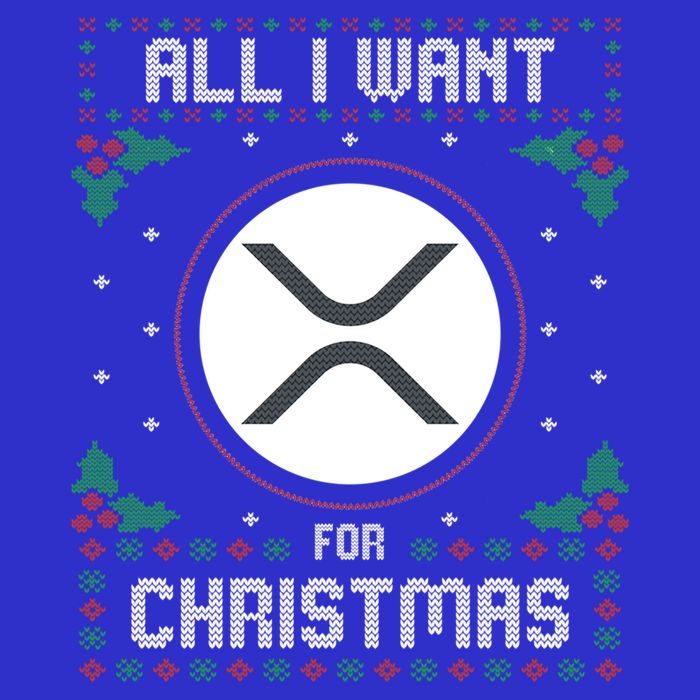 Ripple Xrp Ugly Christmas Sweater All I Want For Xmas Meaningful Gift Long Sleeve Shirt