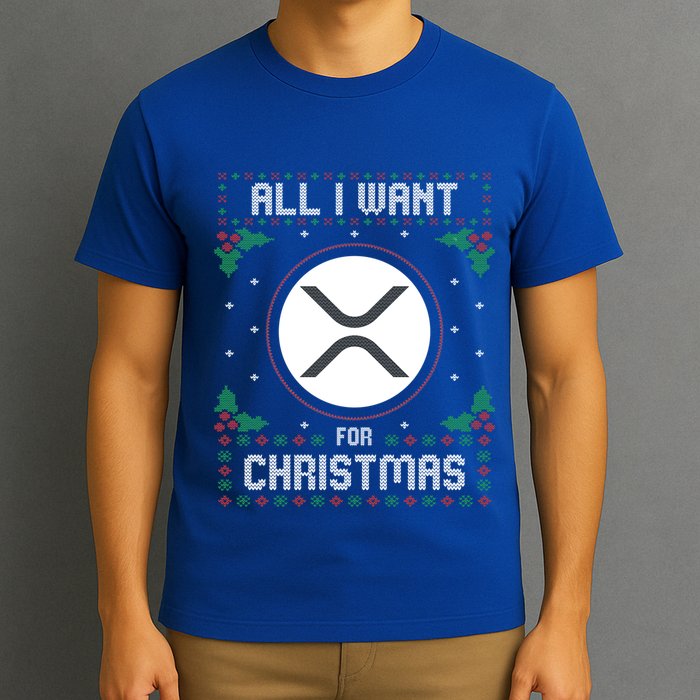 Ripple Xrp Ugly Christmas Sweater All I Want For Xmas Meaningful Gift T-Shirt
