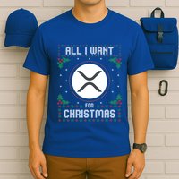 Ripple Xrp Ugly Christmas Sweater All I Want For Xmas Meaningful Gift T-Shirt