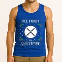 Ripple Xrp Ugly Christmas Sweater All I Want For Xmas Meaningful Gift Tank Top