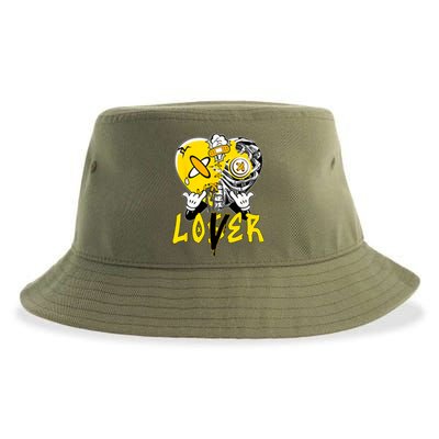 Racer Yellow 5s Tee To Match Loser Lover Heart 5 Racer Blue Sustainable Bucket Hat