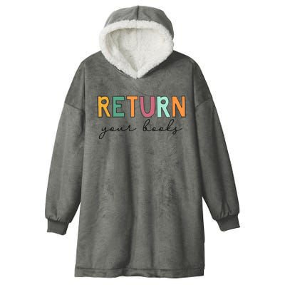 Return Your Books Hooded Wearable Blanket