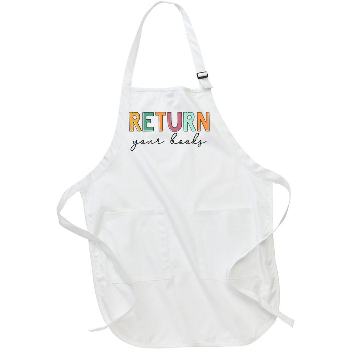 Return Your Books Full-Length Apron With Pockets