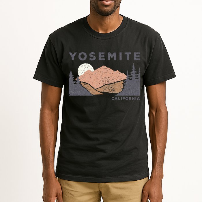 Retro Yosemite California Established 1890 National Park Tall T-Shirt