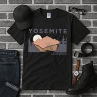 Retro Yosemite California Established 1890 National Park Tall T-Shirt