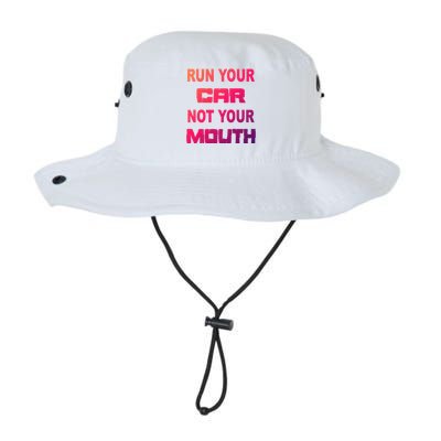 Run Your Car Not Your Mouth Gift Street Outlaws Racing Legacy Cool Fit Booney Bucket Hat