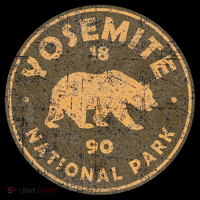 Retro Yosemite California Established 1890 National Park Sweatshirt