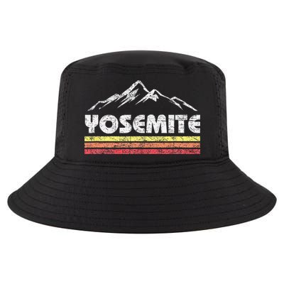 Retro Yosemite California Vintage National Park Souvenir Cool Comfort Performance Bucket Hat