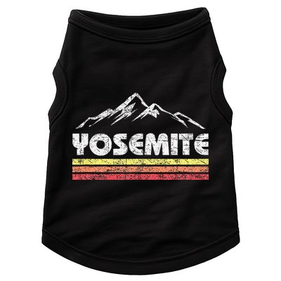 Retro Yosemite California Vintage National Park Souvenir Doggie Tank