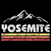 Retro Yosemite California Vintage National Park Souvenir Backpack