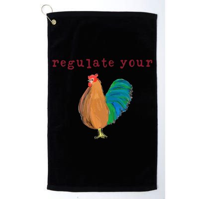 Regulate Your Cock Pro Choice Feminist Womens Rights Golf Towel
