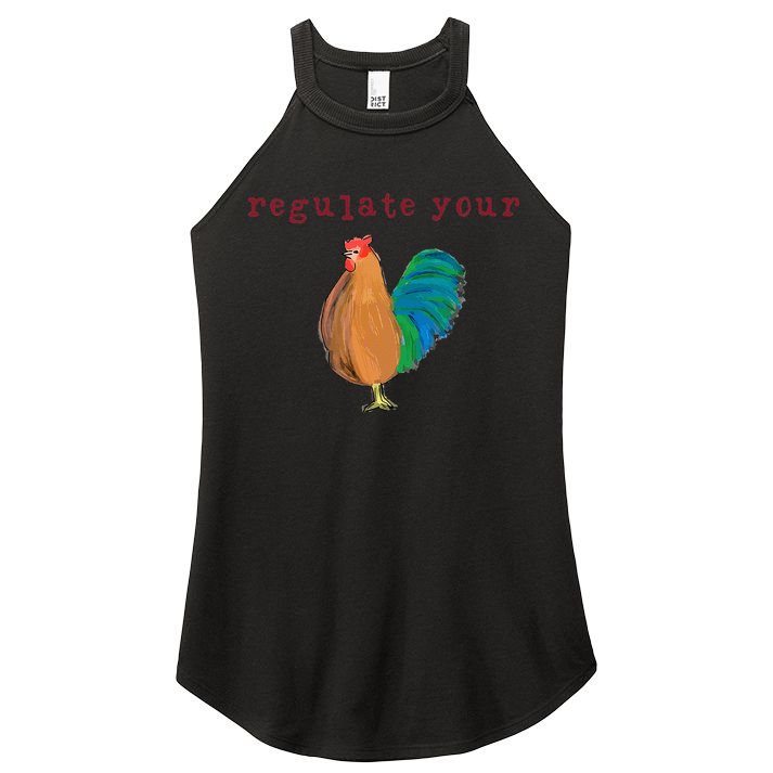 Regulate Your Cock Pro Choice Feminist Womens Rights Women's Perfect Tri Rocker Tank