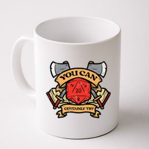 Rpg You Can Certainly Try Funny Gamer Coffee Mug