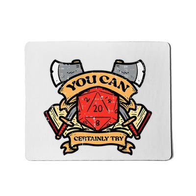 Rpg You Can Certainly Try Funny Gamer Mousepad