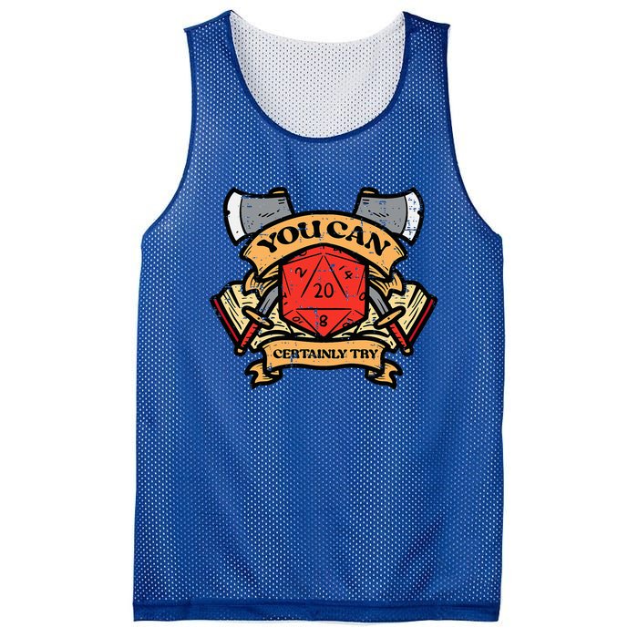 Rpg You Can Certainly Try Funny Gamer Mesh Reversible Basketball Jersey Tank