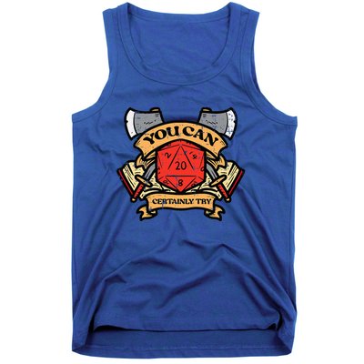 Rpg You Can Certainly Try Funny Gamer Tank Top