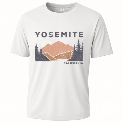 Retro Yosemite California Established 1890 National Park Performance Shirt
