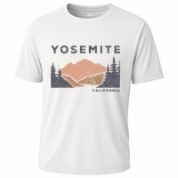 Retro Yosemite California Established 1890 National Park Cooling Performance Crew T-Shirt