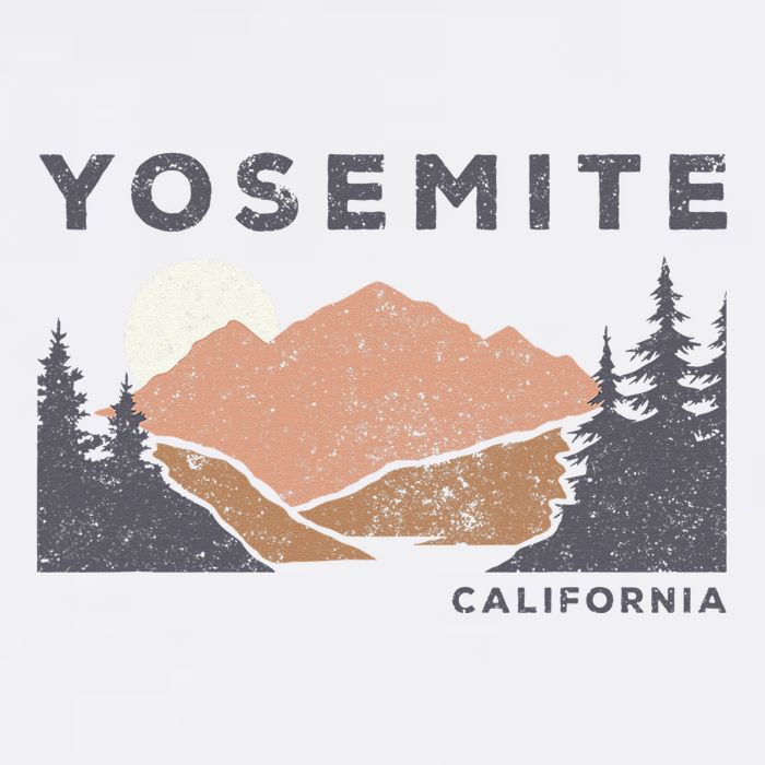 Retro Yosemite California Established 1890 National Park Cooling Performance Crew T-Shirt