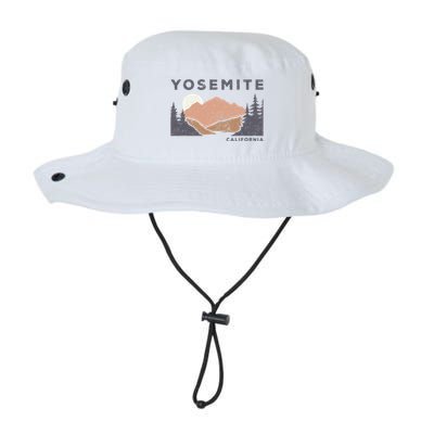Retro Yosemite California Established 1890 National Park Bucket Hat