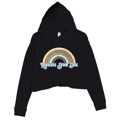 Regulate Your Dick Pro Choice Crop Fleece Hoodie