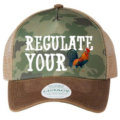 Regulate Your Dick Pro Choice Chicken Legacy Tie Dye Trucker Hat