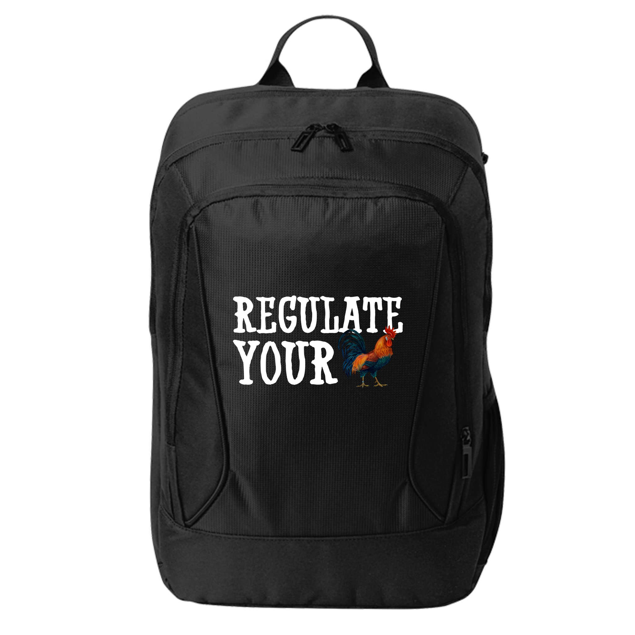Regulate Your Dick Pro Choice Chicken City Backpack