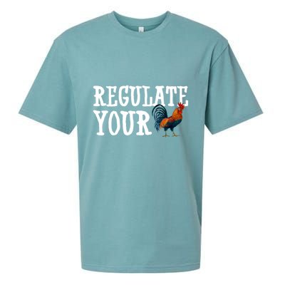 Regulate Your Dick Pro Choice Chicken Sueded Cloud Jersey T-Shirt