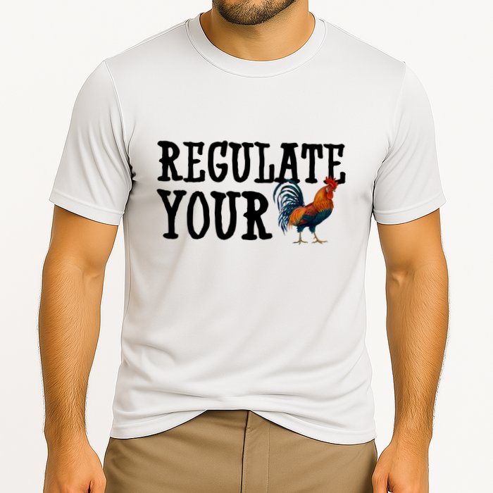 Regulate Your Dick Pro Choice Chicken Cooling Performance Crew T-Shirt