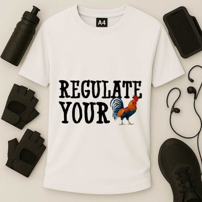 Regulate Your Dick Pro Choice Chicken Cooling Performance Crew T-Shirt