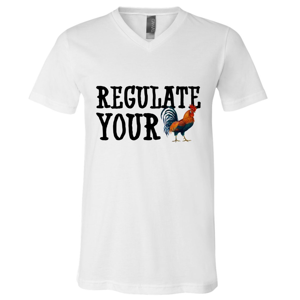 Regulate Your Dick Pro Choice Chicken V-Neck T-Shirt