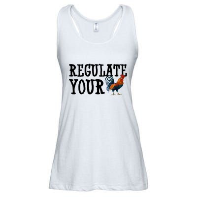 Regulate Your Dick Pro Choice Chicken Ladies Essential Flowy Tank