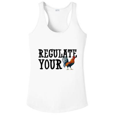 Regulate Your Dick Pro Choice Chicken Ladies PosiCharge Competitor Racerback Tank