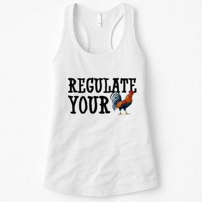 Regulate Your Dick Pro Choice Chicken Womens Tank Top