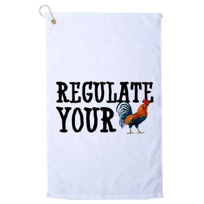 Regulate Your Dick Pro Choice Chicken Golf Towel