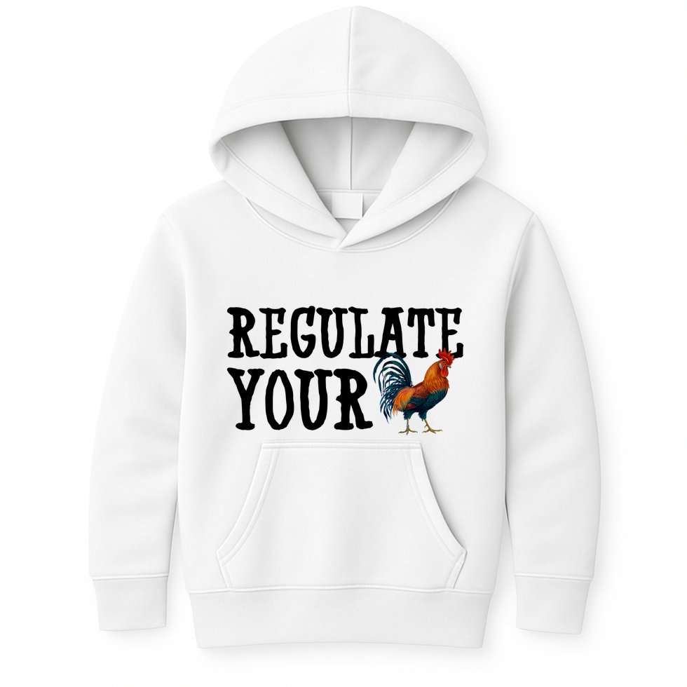 Regulate Your Dick Pro Choice Chicken Kids Hoodie