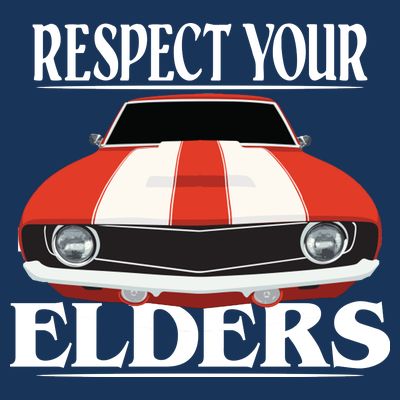 Respect Your Elders Classic Car T-Shirt