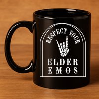Respect Your Elder Emos 11oz C Handle Ceramic Mug