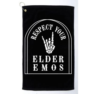 Respect Your Elder Emos Golf Towel