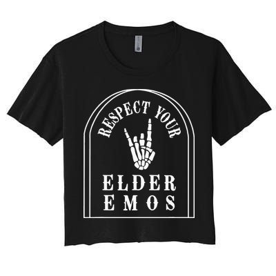 Respect Your Elder Emos Crop Top